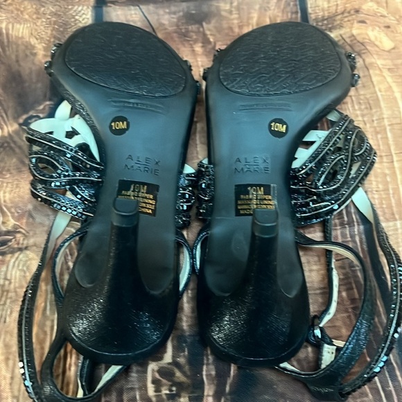 Alex Marie black Heels Size 10M - Picture 9 of 11